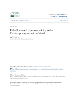 Failed Heroes - Scholar Commons