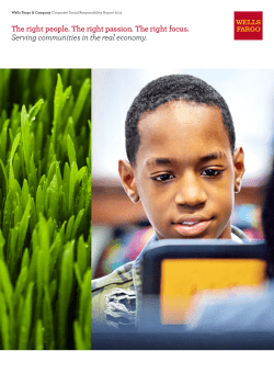 2013 Corporate Social Responsibility Report