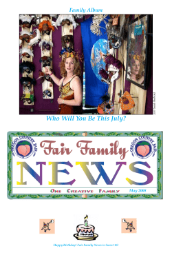 May 2008 - Oregon Country Fair Family Website