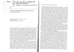 A Puerto Rican Reading of the America in West