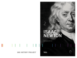 2 isaac newton - Big History Project