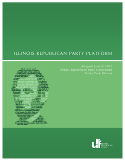 2012 Illinois Republican Party Platform