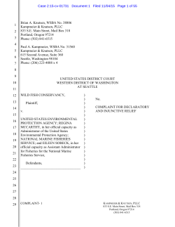 complaint - Wild Fish Conservancy