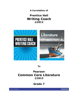 Standard 1: Reading SIXTH GRADE