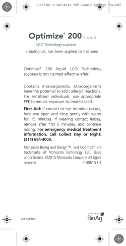 114061N1-4 Optimize 200 Liquid Soybean Tag