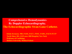 Right Heart Hemodynamics: Echocardiography &ndash; PA catheter in a Box