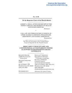 Brief for AARP and Constitutional Accountability Center in Support of