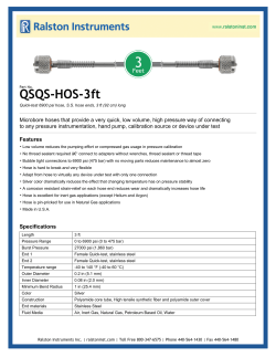 QSQS-HOS-3ft - Ralston Instruments