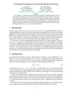 Learning Techniques for Pseudo