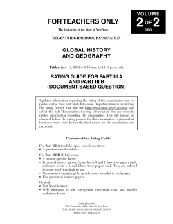 Global History and Geography