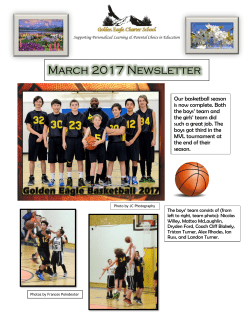 March 2017 Newsletter - Golden Eagle Charter School