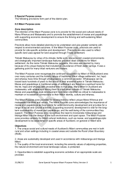 21/08/13 Zone Special Purpose Maori Purpose