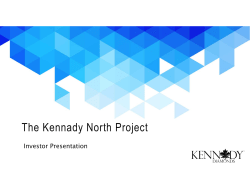 Quarter 1 2017 - Corporate Presentation