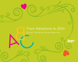 From Adventure to Zilch