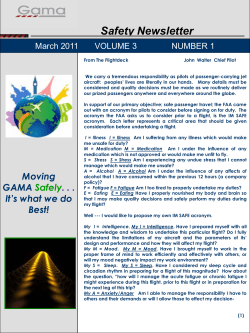 Safety Newsletter - Gama Aviation LLC