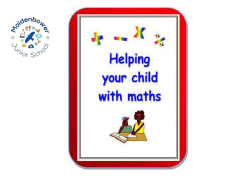 Parents Maths Workshop presentation