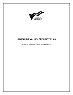 Humboldt Valley Precinct Plan