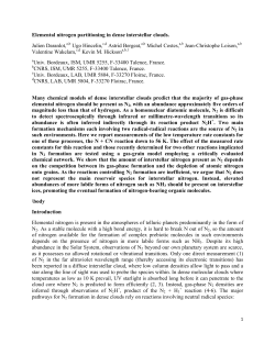 Elemental nitrogen partitioning in dense