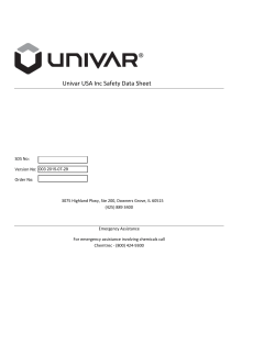 Soda Ash MSDS - Lincoln Aquatics