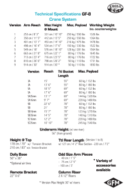 Specs - EAGLE Camera Support Systems Ltd.