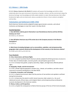 US 1 Curriculum.docx - Sparta Township School District