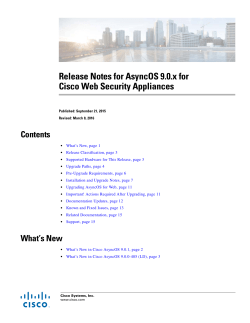 Release Notes for AsyncOS 9.0.x for Cisco Web Security Appliances