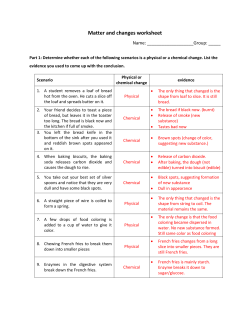 Matter and changes worksheet