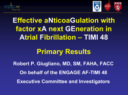 ENGAGE AF-TIMI 48 Trial Results
