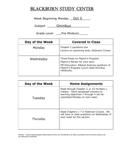 Pre-Rhetoric Assignment Sheets