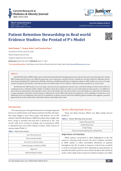 Patient Retention Stewardship in Real world