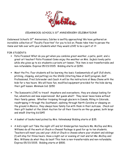 Faculty Favorites - Cedarwood School