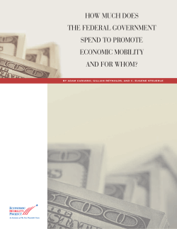 How Much Does the Federal Government Spend to