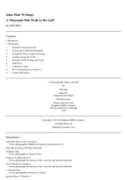 John Muir Writings A Thousand