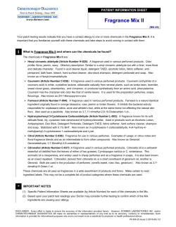 Fragrance Mix II - Dormer Laboratories Inc.