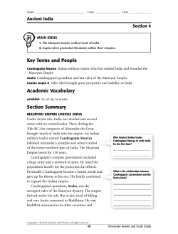 Key Terms and People Academic Vocabulary Section Summary