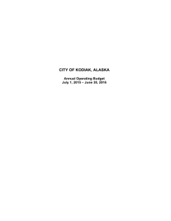 CITY OF KODIAK, ALASKA