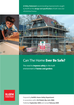 Can the Home Ever Be Safe