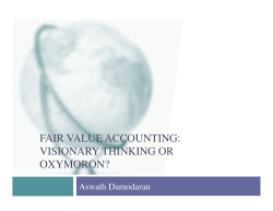 fair value accounting