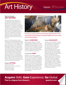 Art History - Queen`s University