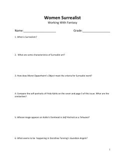 Kahlo Worksheet