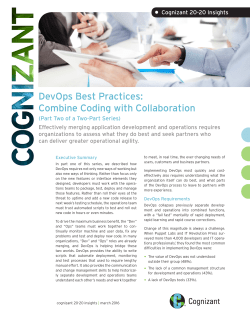 DevOps Best Practices: Combine Coding with