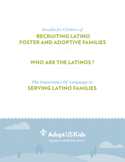 Recruiting Latino Foster and Adoptive Families