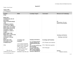 Curriculum Map