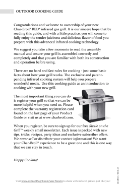 outdoor cooking guide - Char