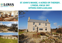 st john`s manse, 4 acres or thereby, lyness, kw16 3ny