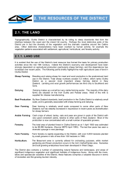 2. the resources of the district