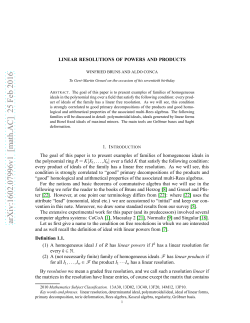 Linear resolutions of powers and products