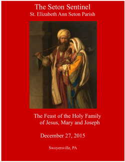 12/27/2015 - St. Elizabeth Ann Seton Parish Index