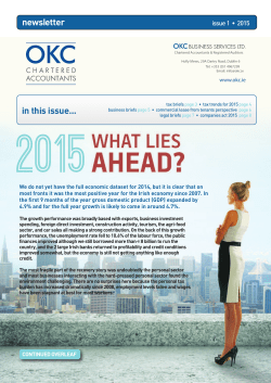 OKC Newsletter Spring 2015