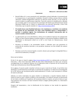 Borde Pol&iacute;tico AC es una asociaci&oacute;n civil, apartidista y plural